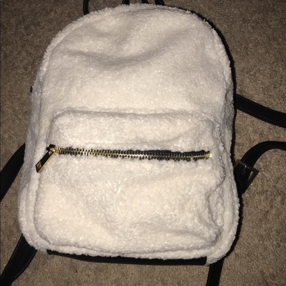 Furry miniature book bag